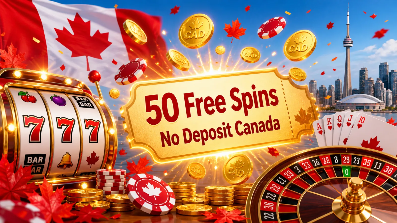 Free Spins No Deposit Canada content banner